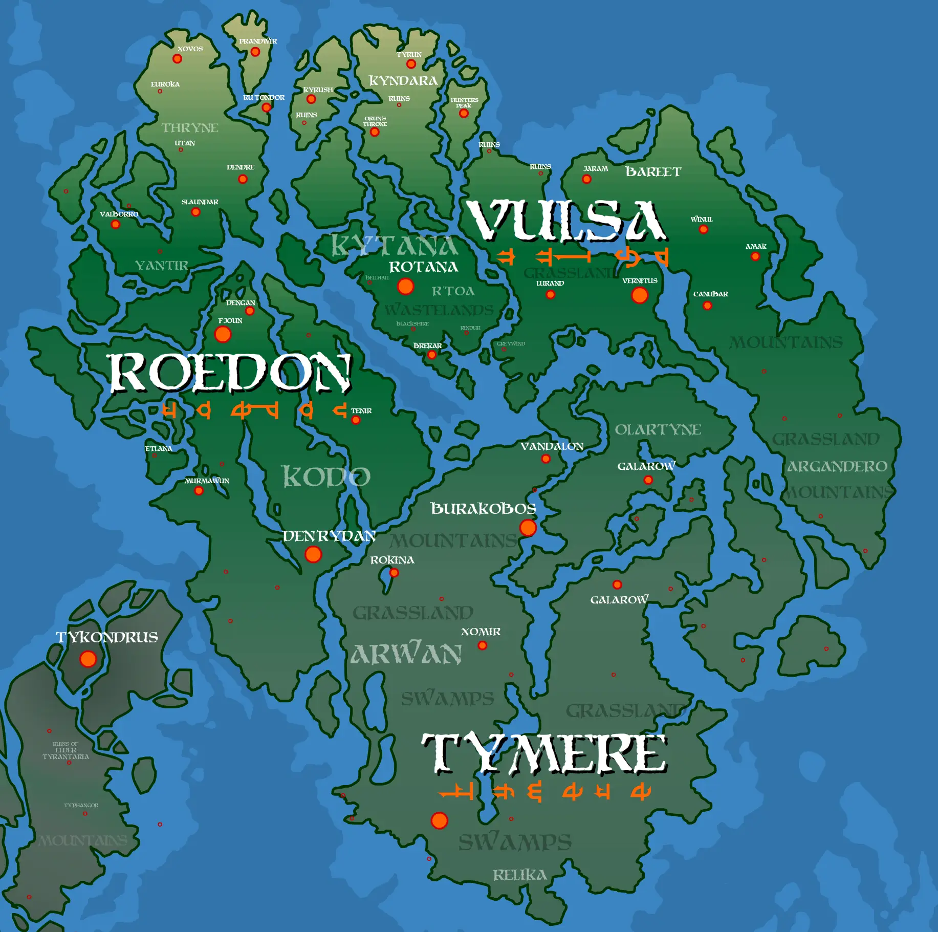 Vulsa, Reodon & Tymere